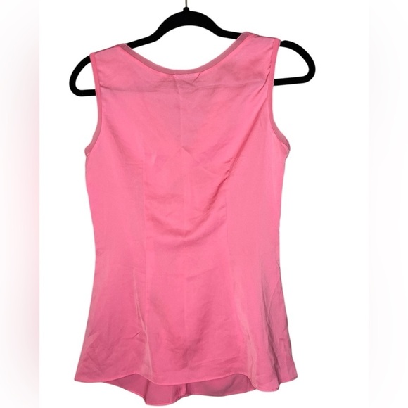 Worthington Pink Sleeveless Twist Front Top Size Small NWT - Picture 2 of 7